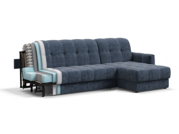 Угловой диван BOSS Sleep 160 Велюр Royal топаз Угловой диван BOSS Sleep 160 Велюр Royal топаз