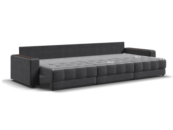 Диван BOSS GRAND Велюр Monolit серый Диван BOSS GRAND Велюр Monolit серый