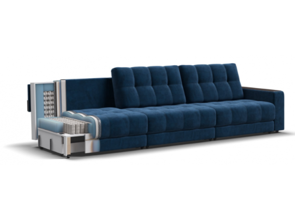 Диван BOSS GRAND Велюр Monolit синий Диван BOSS GRAND Велюр Monolit синий