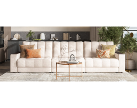 Босс Гранд диван Велюр Монолит латте