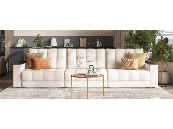 Диван BOSS GRAND Велюр Monolit латте Диван BOSS GRAND Велюр Monolit латте