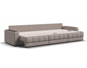 Босс Гранд диван Велюр Монолит латте