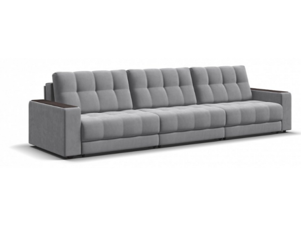 Диван BOSS GRAND Велюр Monolit сталь