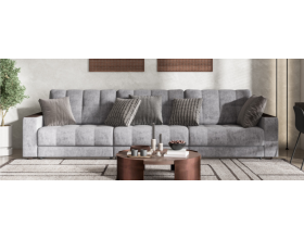 Босс Гранд диван Велюр Роял агат