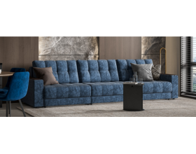 Босс Гранд диван Велюр Роял синий