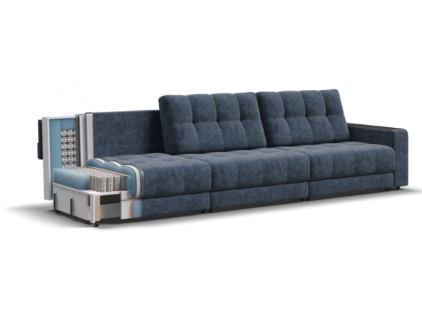 Диван BOSS GRAND Велюр Royal топаз