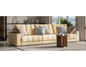 Босс Гранд диван Велюр Роял шампань