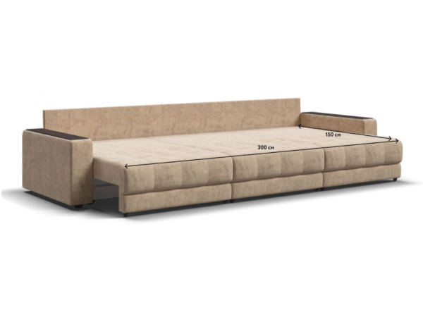 Диван BOSS GRAND Велюр Роял шампань