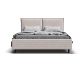 Лео Кровать 160*200 Вельвет Корд бежевый