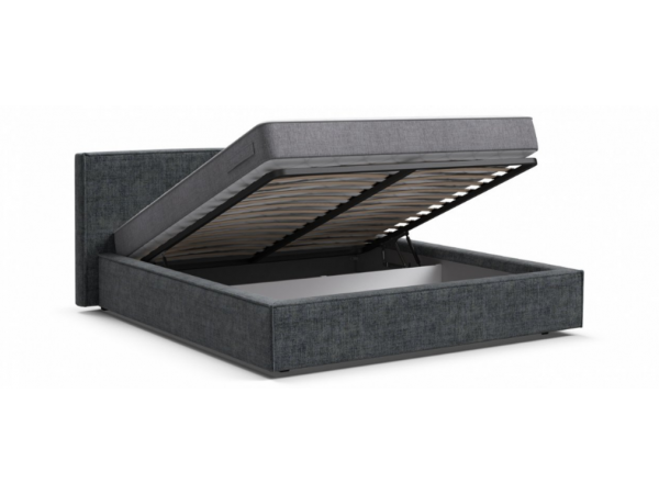 Кровать NORD Шенилл IQ серая + ПМ 160*200 Кровать NORD Шенилл IQ серая + ПМ 160*200