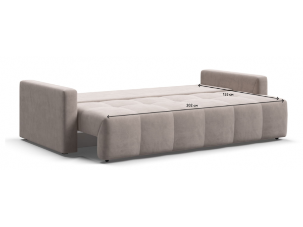 Диван BOSS TREND Велюр Monolit латте