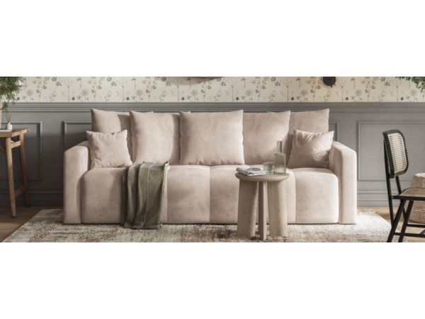 Диван BOSS TREND Велюр Monolit латте