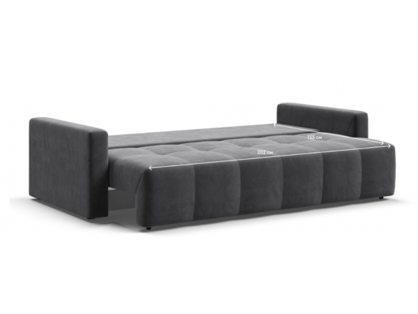 Диван BOSS TREND Велюр Monolit серый