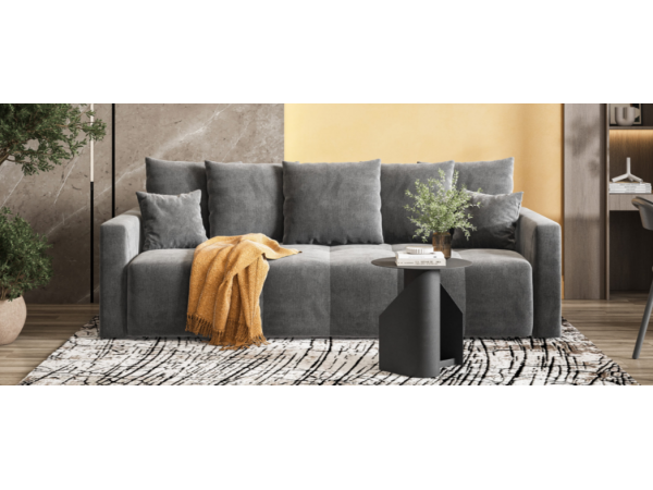 Диван BOSS TREND Велюр Monolit серый