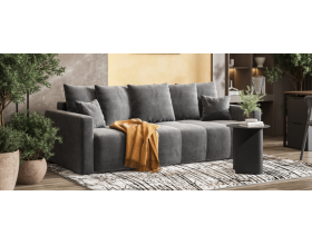 Босс Тренд диван Велюр Монолит серый