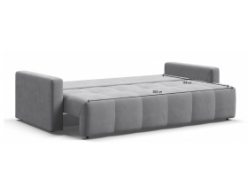 Босс Тренд диван Велюр Монолит сталь