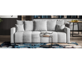 Босс Тренд диван Велюр Монолит сталь