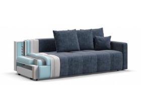 Босс Тренд диван Велюр Роял синий