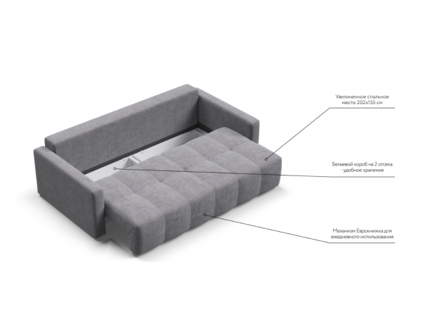 Диван BOSS TREND Велюр Роял агат Диван BOSS TREND Велюр Роял агат