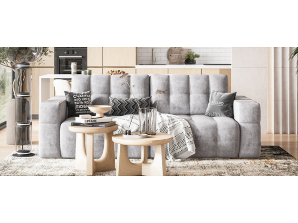 Диван BOSS.XO велюр Роял агат / WOOD Rock Диван BOSS.XO велюр Роял агат / WOOD Rock