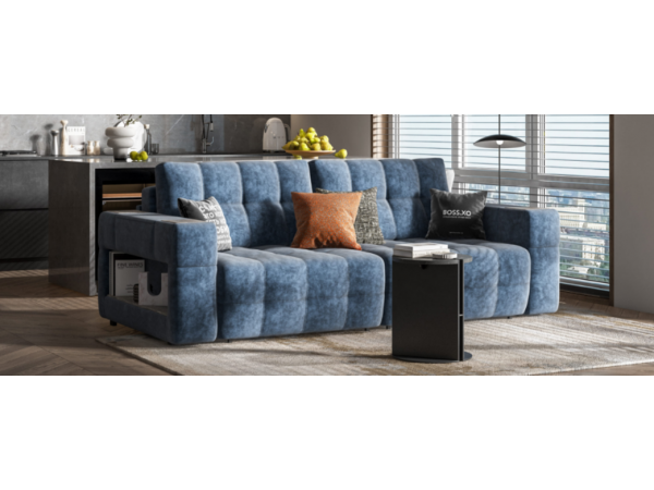 Диван BOSS.XO велюр Royal топаз / WOOD Rock Диван BOSS.XO велюр Royal топаз / WOOD Rock