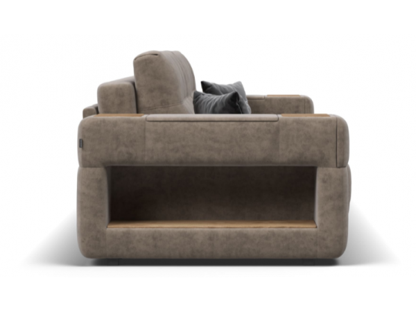 Диван BOSS.XO Велюр Royal тауп NEW / WOOD Smok