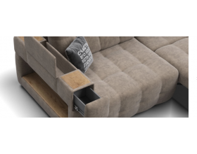 Босс ХО диван Велюр Роял тауп