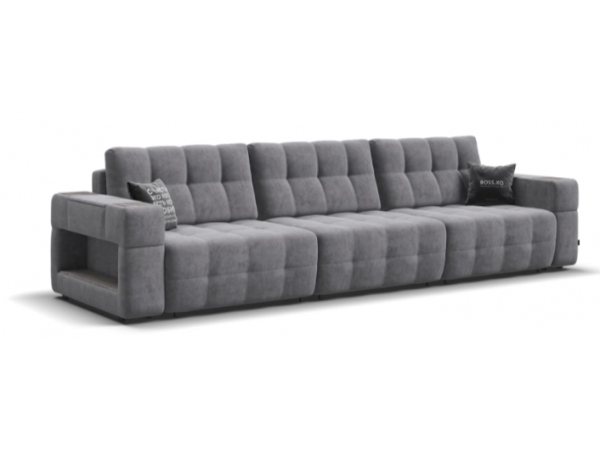 Диван BOSS.XO MAX Велюр Роял агат / WOOD Rock