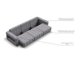 Босс ХО Макс диван Велюр Роял агат