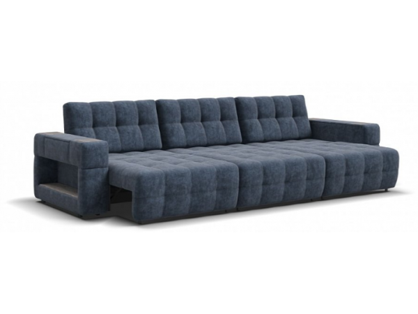 Диван BOSS.XO MAX Велюр Royal топаз / WOOD Rock