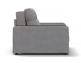 Босс кресло-кровать Велюр Монолит сталь