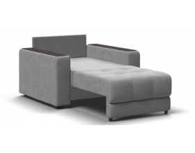 Босс кресло-кровать Велюр Монолит сталь