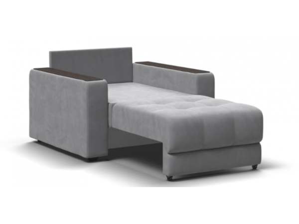 Кресло-кровать BOSS 2.0 велюр Monolit сталь