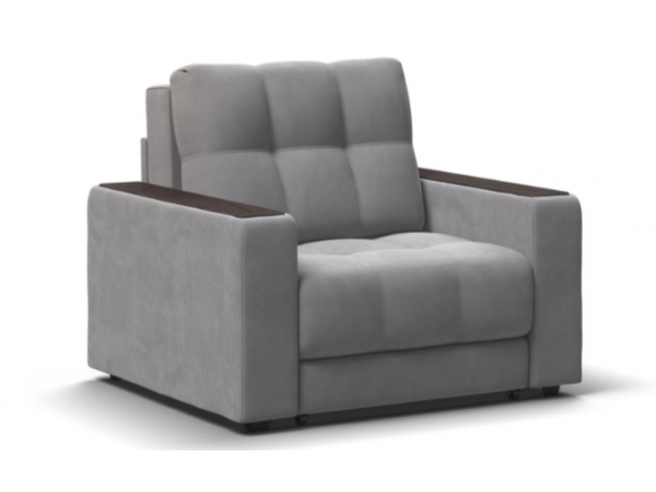 Кресло-кровать BOSS 2.0 велюр Monolit сталь