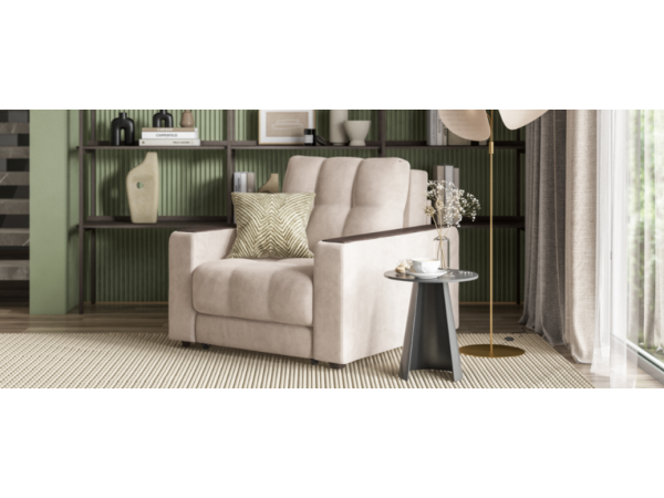 Кресло-кровать BOSS 2.0 велюр Monolit латте Кресло-кровать BOSS 2.0 велюр Monolit латте