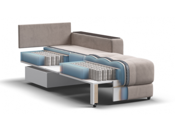 Кресло-кровать BOSS 2.0 велюр Monolit латте Кресло-кровать BOSS 2.0 велюр Monolit латте