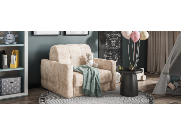 Кресло-кровать BOSS Sleep Велюр Alkantara пепел Кресло-кровать BOSS Sleep Велюр Alkantara пепел