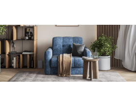 Босс Слип кресло-кровать Велюр Роял синий