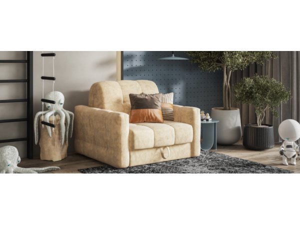 Босс Слип кресло-кровать Велюр Роял шампань