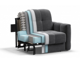 Босс Слип кресло-кровать Велюр Монолит серый