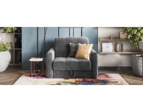 Босс Слип кресло-кровать Велюр Монолит серый