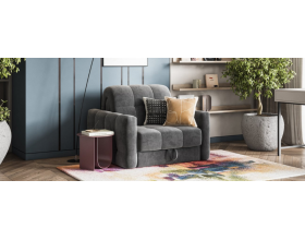 Босс Слип кресло-кровать Велюр Монолит серый