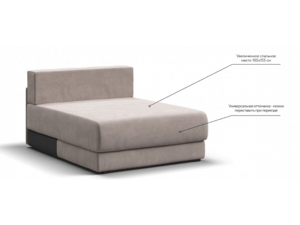 Оттоманка РИЧМОНД MODOOL Велюр Monolit латте Оттоманка РИЧМОНД MODOOL Велюр Monolit латте