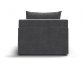 Ричмонд Модуль оттоманка Велюр Монолит серый