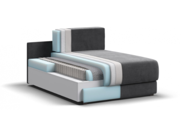 Оттоманка РИЧМОНД MODOOL Велюр Monolit серый