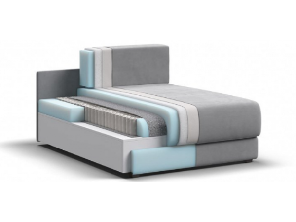 Оттоманка РИЧМОНД MODOOL Велюр Monolit сталь