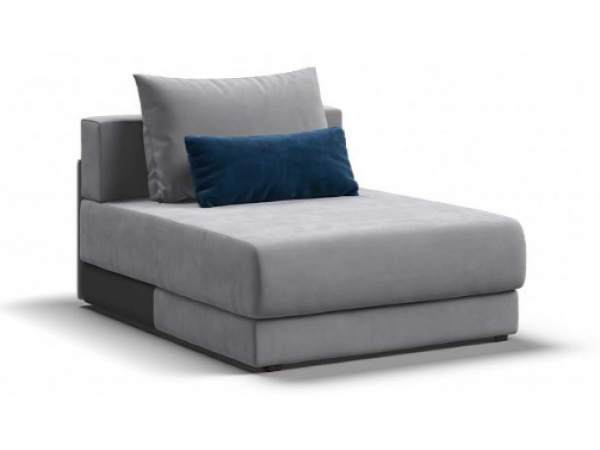 Оттоманка РИЧМОНД MODOOL Велюр Monolit сталь