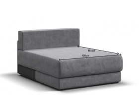 Ричмонд Модуль оттоманка Велюр Роял агат