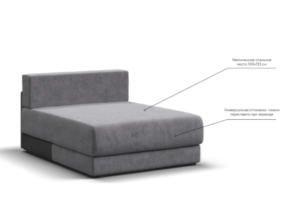 Оттоманка РИЧМОНД MODOOL Велюр Роял агат 