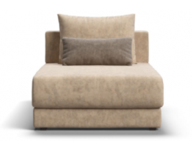 Ричмонд Модуль оттоманка Велюр Роял шампань